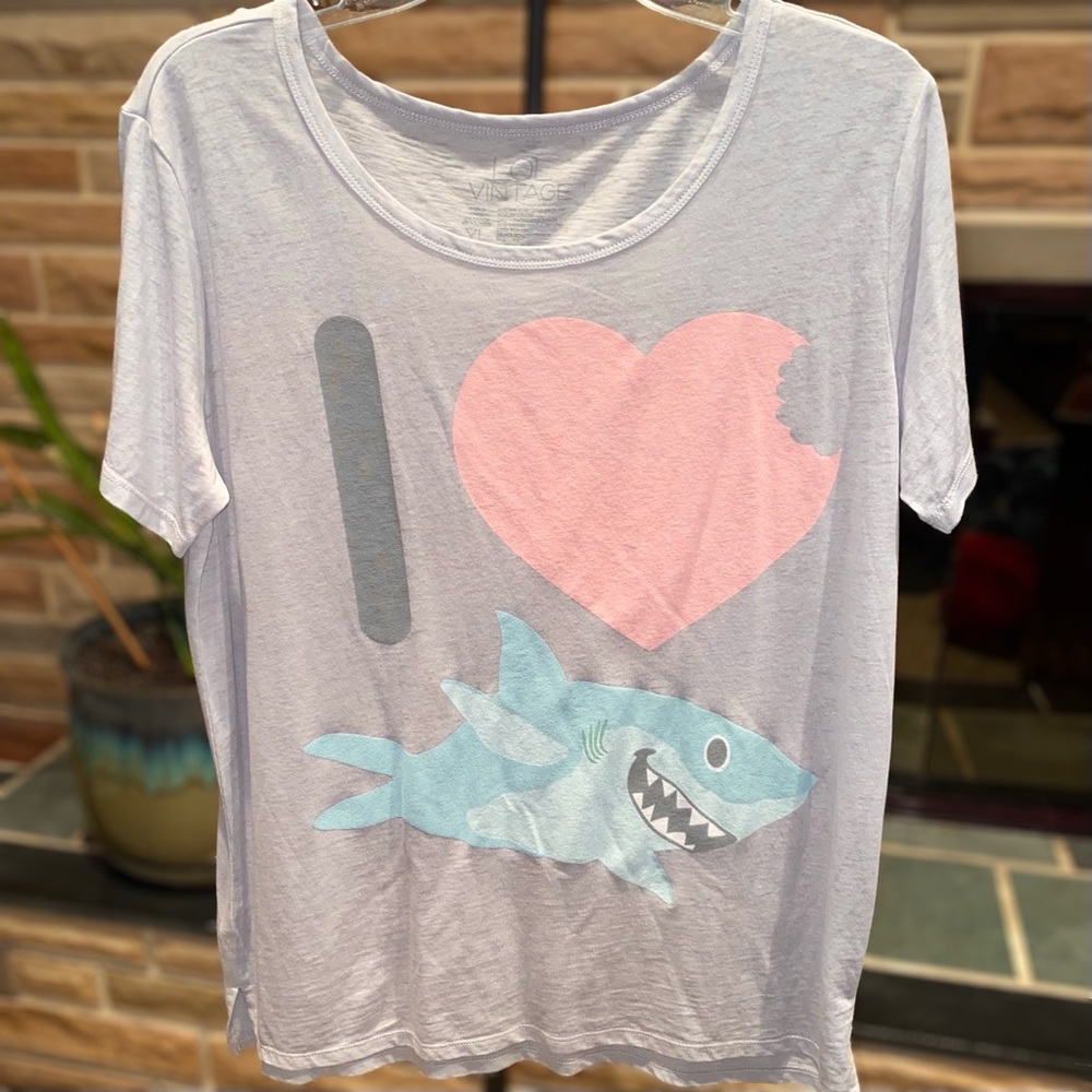 “I Heart Sharks” Novelty T-shirt